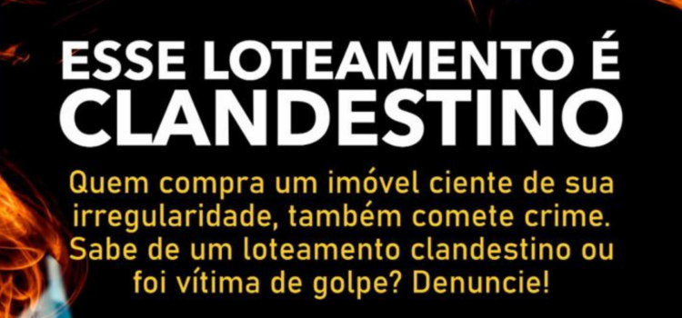 Ação conjunta lança campanha para alertar população goiana sobre riscos de compra de imóveis irregulares